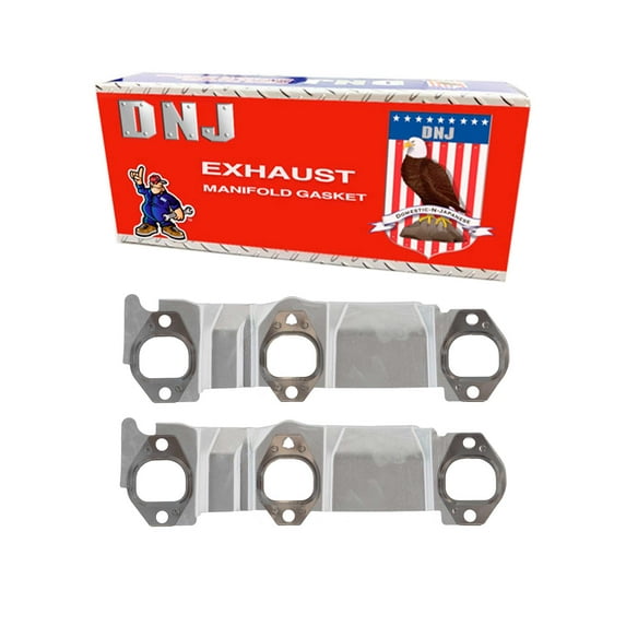 DNJ EG3151 Exhaust Manifold Gasket Fits Cars & Trucks 04-06 Buick Chevrolet Alero 3.1L-3.5L OHV