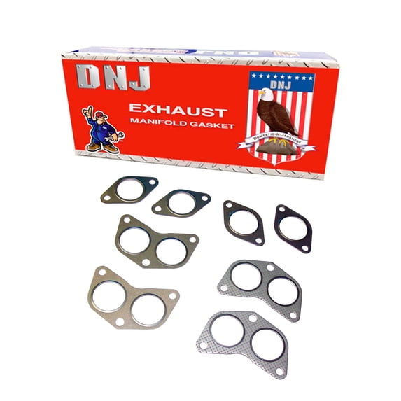 DNJ EG718 Exhaust Manifold Gaskets Set Fits Cars & Trucks 02-05 Saab Subaru 2.0L DOHC