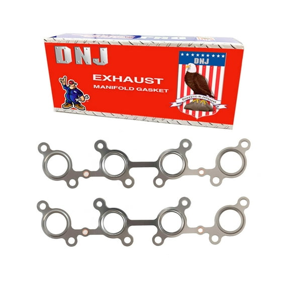 DNJ EG970 Exhaust Manifold Gasket Fits Cars & Trucks 90-00 Lexus LS400 SC400 4.0L V8 DOHC 32v