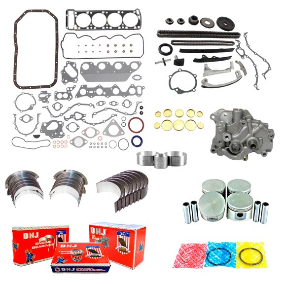 DNJ EK103M Master Engine Rebuild Kit Fits Cars & Trucks 1987-1988 Mazda B2600 2.6L SOHC L4 2555cc
