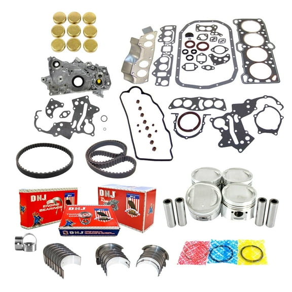 DNJ EK106AM Master Engine Rebuild Kit Fits Cars & Trucks 1987-1989 Dodge Mitsubishi Plymouth Colt Mighty Max Ram 50 2.0L SOHC L4 8V 122cid VIN D