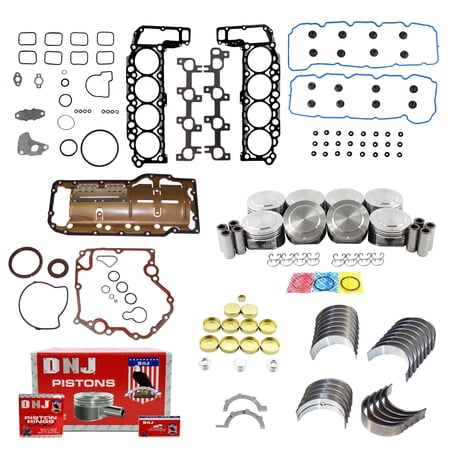 DNJ EK1101HM Master Engine Rebuild Kit Fits Cars & Trucks 2004 Jeep Grand Cherokee 4.7L SOHC V8 16V 285cid VIN J