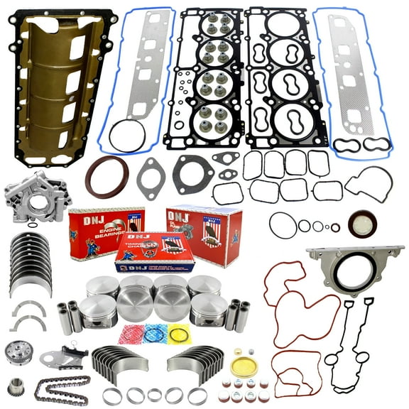 DNJ EK1160AM Master Engine Rebuild Kit Fits Cars & Trucks 2005-2006 Dodge 5.7L V8 16V OHV 345cid