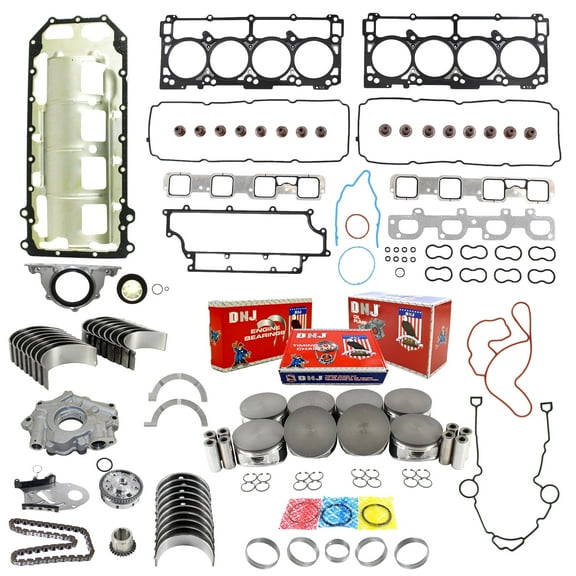 DNJ EK1162M Master Engine Rebuild Kit Fits Cars & Trucks 2005-2010 Dodge 6.1L V8 16V OHV 6059cc