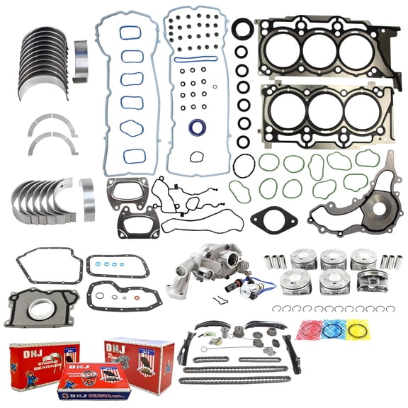 DNJ EK1169M Master Engine Rebuild Kit Fits Cars & Trucks 2011-2022 Dodge 3.6L V6 24V DOHC 3604cc
