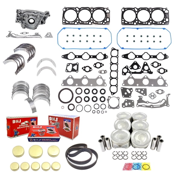 DNJ EK133GM Master Engine Rebuild Kit Fits Cars & Trucks 1997-2000 Mitsubishi Montero 3.5L SOHC V6 24V 215cid 6G74