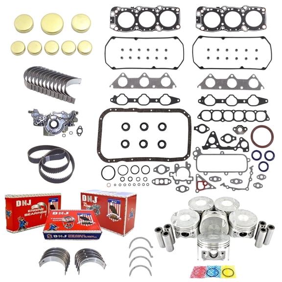 DNJ EK135M Master Engine Rebuild Kit Fits Cars & Trucks 1995-2000 Chrysler Dodge Avenger Cirrus Sebring Stratus 2.5L SOHC V6 24V 152cid