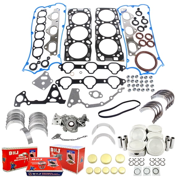 DNJ EK139M Master Engine Rebuild Kit Fits Cars & Trucks 02-06 HYUNDAI KIA Amanti Santa Fe XG350 3.5L V6 24V DOHC