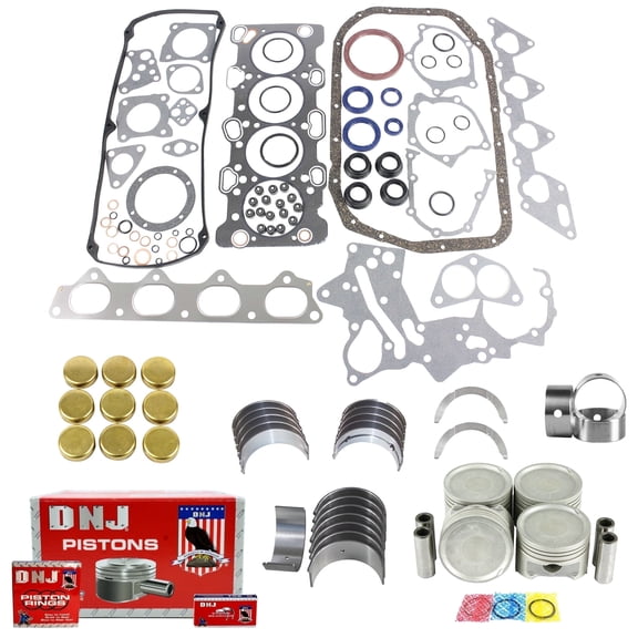 DNJ EK153B Engine Rebuild Kit Fits Cars & Trucks 1998-1999 Mitsubishi Eclipse Galant 2.4L SOHC L4 16V 2351cc