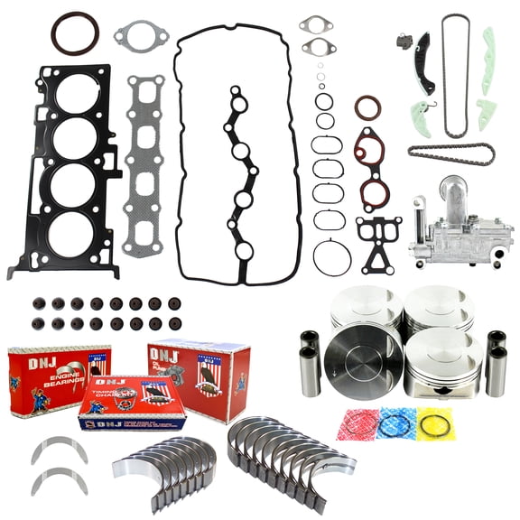 DNJ EK176M Master Engine Rebuild Kit Fits Cars & Trucks 2008-2017 Mitsubishi Lancer 2.0L L4 1998cc 16V DOHC
