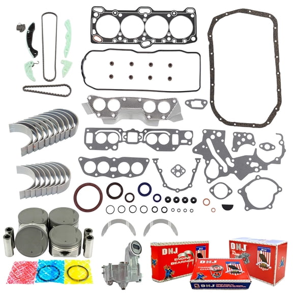 DNJ EK178M Master Engine Rebuild Kit Fits Cars & Trucks 2008-2015 Mitsubishi Lancer 2.0L L4 1998cc 16V DOHC