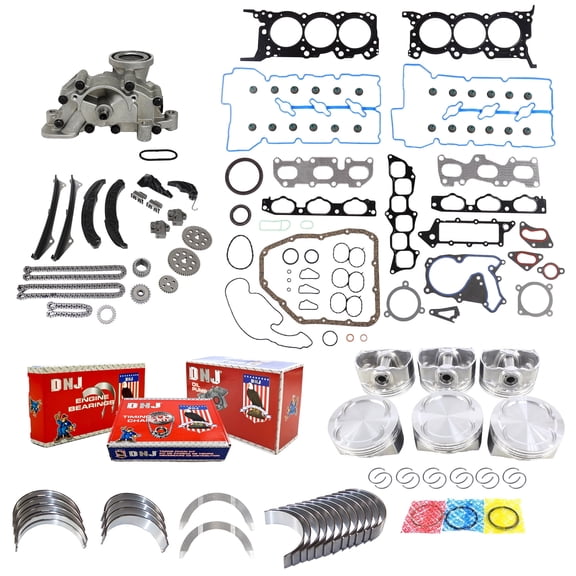 DNJ EK184AM Master Engine Rebuild Kit Fits Cars & Trucks 2007-2012 Hyundai 3.8L V6 24V DOHC 3778cc
