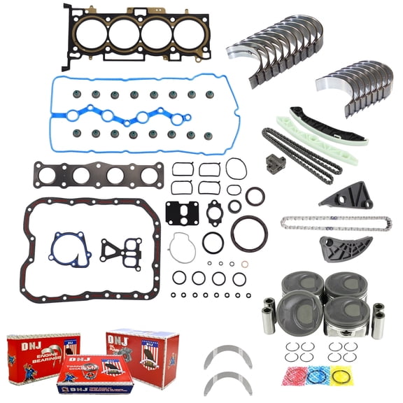 DNJ EK191AM Master Engine Rebuild Kit Fits Cars & Trucks 2010-2013 Hyundai 2.4L L4 16V DOHC 2359cc