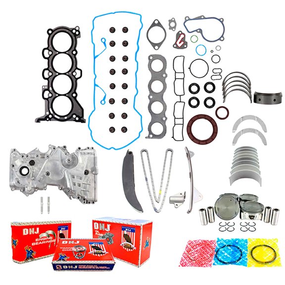 DNJ EK193EM Master Engine Rebuild Kit Fits Cars & Trucks 2012-2013 Kia Soul 2.0L L4 16V DOHC 1999cc