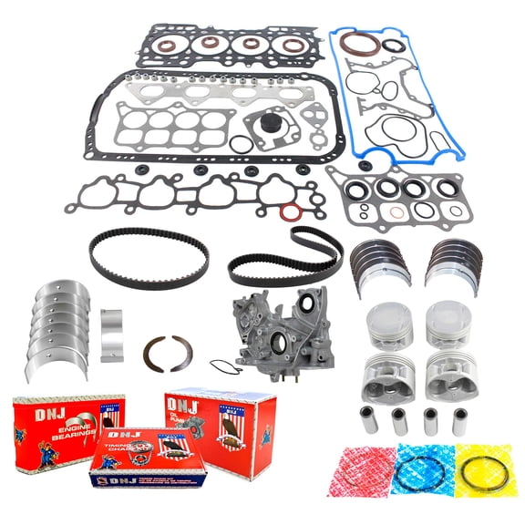 DNJ EK225AM Master Engine Rebuild Kit Fits Cars & Trucks 92-96 Honda Prelude 2.3L DOHC L4 16V 2259cc H23A1