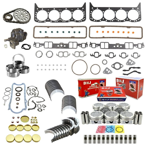DNJ EK3102AM Master Engine Rebuild Kit Fits Cars & Trucks 1986-1986 Chevrolet Caprice Corvette 5.7L OHV V8 16V 350cid VIN 6 VIN 8