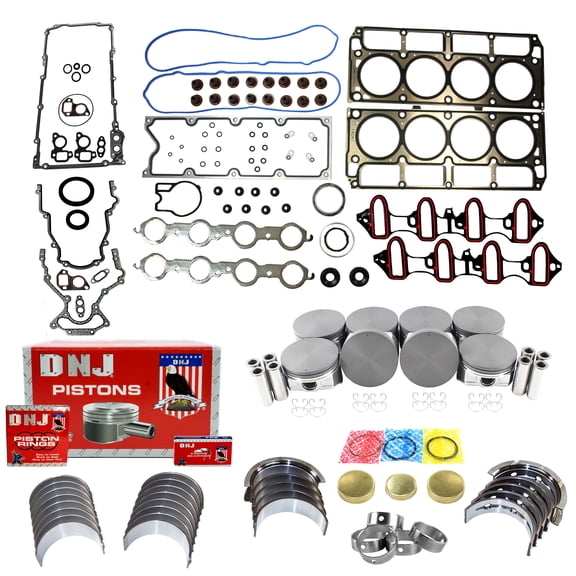 DNJ EK3168G Engine Rebuild Kit Fits Cars & Trucks 2008 Chevrolet Express 1500 5.3L V8 5328cc 16V OHV