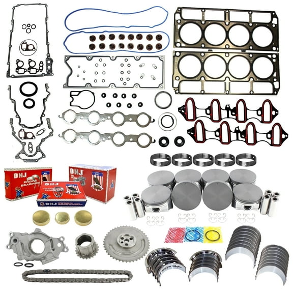 DNJ EK3168HM Master Engine Rebuild Kit Fits Cars & Trucks 2005-2006 Isuzu V8 5.3L OHV 16V Vortec