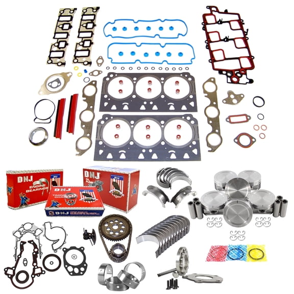 DNJ EK3189M Master Engine Rebuild Kit Fits Cars & Trucks 2006-2008 Buick Pontiac 3.8L V6 12V OHV