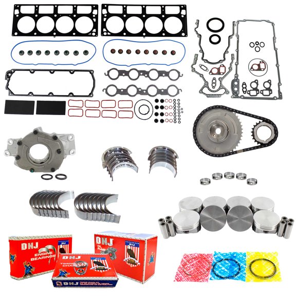 DNJ EK3215M Master Engine Rebuild Kit Fits Cars & Trucks 2010-2015 Chevrolet Camaro 6.2L V8 6162cc 16V OHV