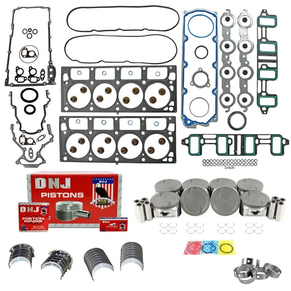 DNJ EK3216 Engine Rebuild Kit Fits Cars & Trucks 2007-2016 Chevrolet 6.0L V8 16V OHV 5967cc