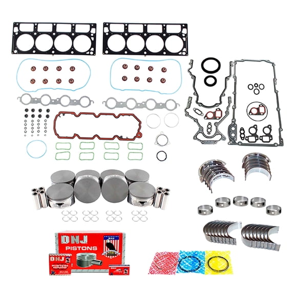 DNJ EK3224 Engine Rebuild Kit Fits Cars & Trucks 2008-2017 Chevrolet 6.0L V8 16V OHV 5967cc