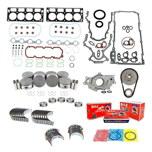 DNJ EK3224M Master Engine Rebuild Kit Fits Cars & Trucks 2008-2017 Chevrolet 6.0L V8 16V OHV 5967cc