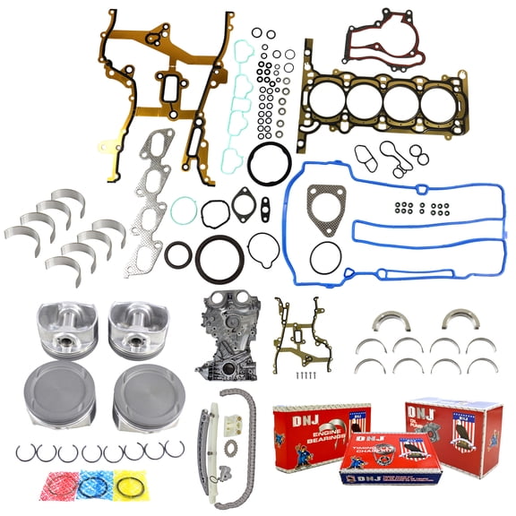 DNJ EK343M Master Engine Rebuild Kit Fits Cars & Trucks 2011-2015 Chevrolet Cruze 1.4L L4 1364cc 16V DOHC