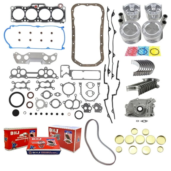DNJ EK406M Master Engine Rebuild Kit Fits Cars & Trucks 1986-1987 Mazda B2000 2.0L SOHC L4 8V 122cid