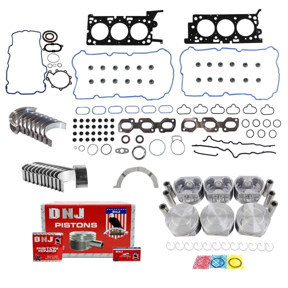 DNJ EK4100 Engine Rebuild Kit Fits Cars & Trucks 2006-2009 Ford V6 3.0L DOHC 24V Duratec