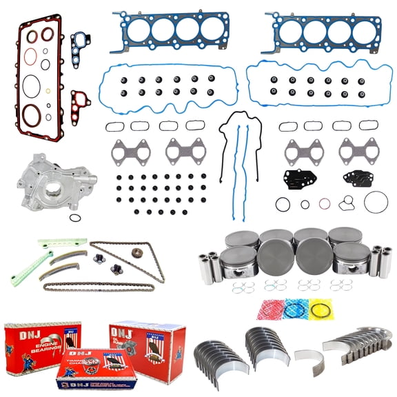 DNJ EK4166M Master Engine Rebuild Kit Fits Cars & Trucks 2006 Ford 4.6L V8 24V SOHC 281cid
