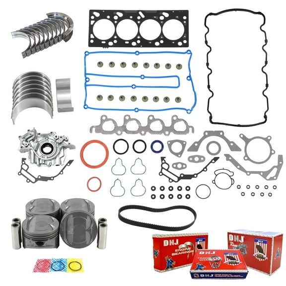 DNJ EK418M Master Engine Rebuild Kit Fits Cars & Trucks 1998-1999 Ford Mercury Contour Cougar Escort Mystique 2.0L DOHC L4 16V 121cid VIN 3