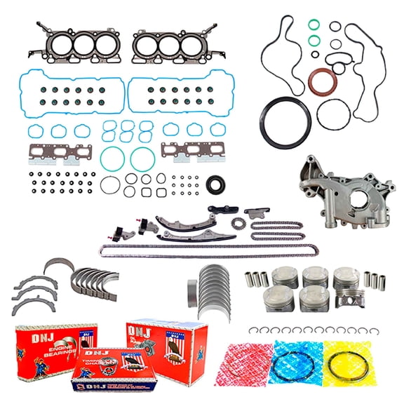 DNJ EK4198AM Master Engine Rebuild Kit Fits Cars & Trucks 2011-2012 Ford 3.5L V6 24V DOHC 3496cc