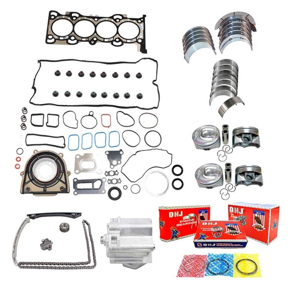DNJ EK4235M Master Engine Rebuild Kit Fits Cars & Trucks 2012-2014 Ford Edge 2.0L L4 1999cc 16V DOHC