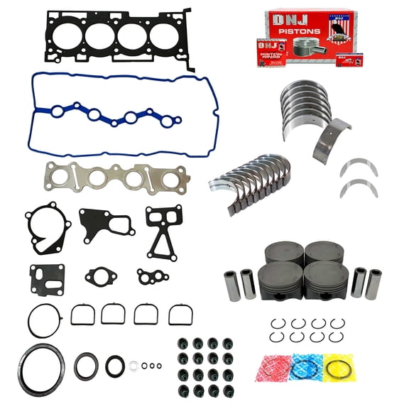 DNJ EK4303 Engine Rebuild Kit Fits Cars & Trucks 2013-2014 Hyundai Genesis Coupe 2.0L L4 1998cc 16V DOHC