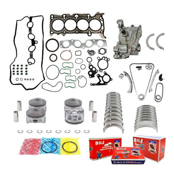 DNJ EK4309AM Master Engine Rebuild Kit Fits Cars & Trucks 2014-2018 Mazda 3 2.0L L4 1998cc 16V DOHC