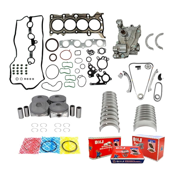 DNJ EK4309M Master Engine Rebuild Kit Fits Cars & Trucks 2012-2013 Mazda 3 2.0L L4 1998cc 16V DOHC