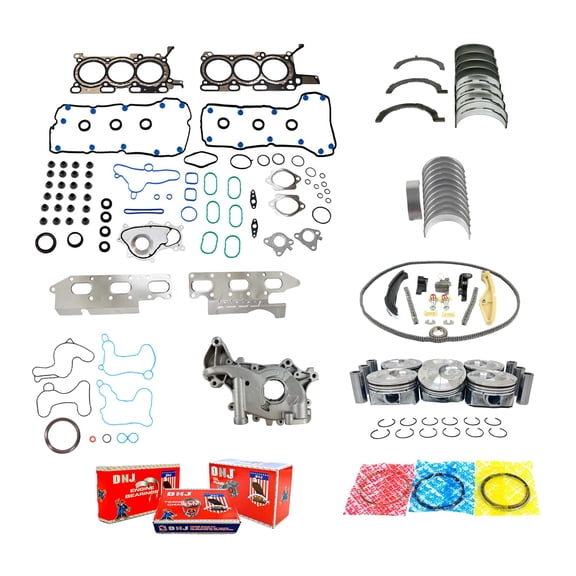 DNJ EK4324M Master Engine Rebuild Kit for 12-14 FORD F150 Turbo 3.5L V6 24V DOHC