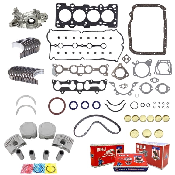 DNJ EK433M Master Engine Rebuild Kit Fits Cars & Trucks 1995-1997 Mazda Protege 1.5L DOHC L4 16V 1489cc