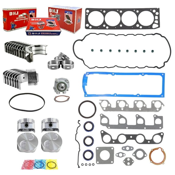 DNJ EK448M Master Engine Rebuild Kit Fits Cars & Trucks 1995-1997 Ford Mazda B2300 Ranger 2.3L SOHC L4 8V 140cid 2295cc