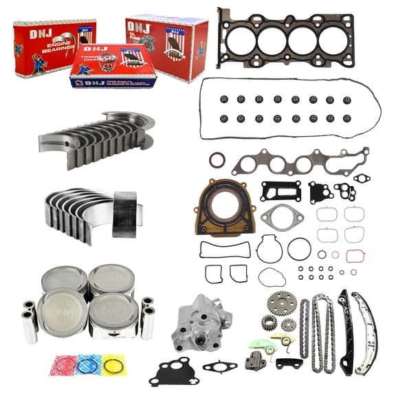 DNJ EK478CM Master Engine Rebuild Kit Fits Cars & Trucks 2007-2010 Mazda 3 5 2.3L L4 16V DOHC 2260cc