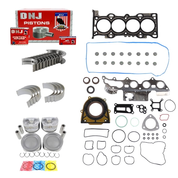 DNJ EK484 Engine Rebuild Kit Fits Cars & Trucks 2010-2013 Mazda 3 2.5L L4 2488cc 16V DOHC