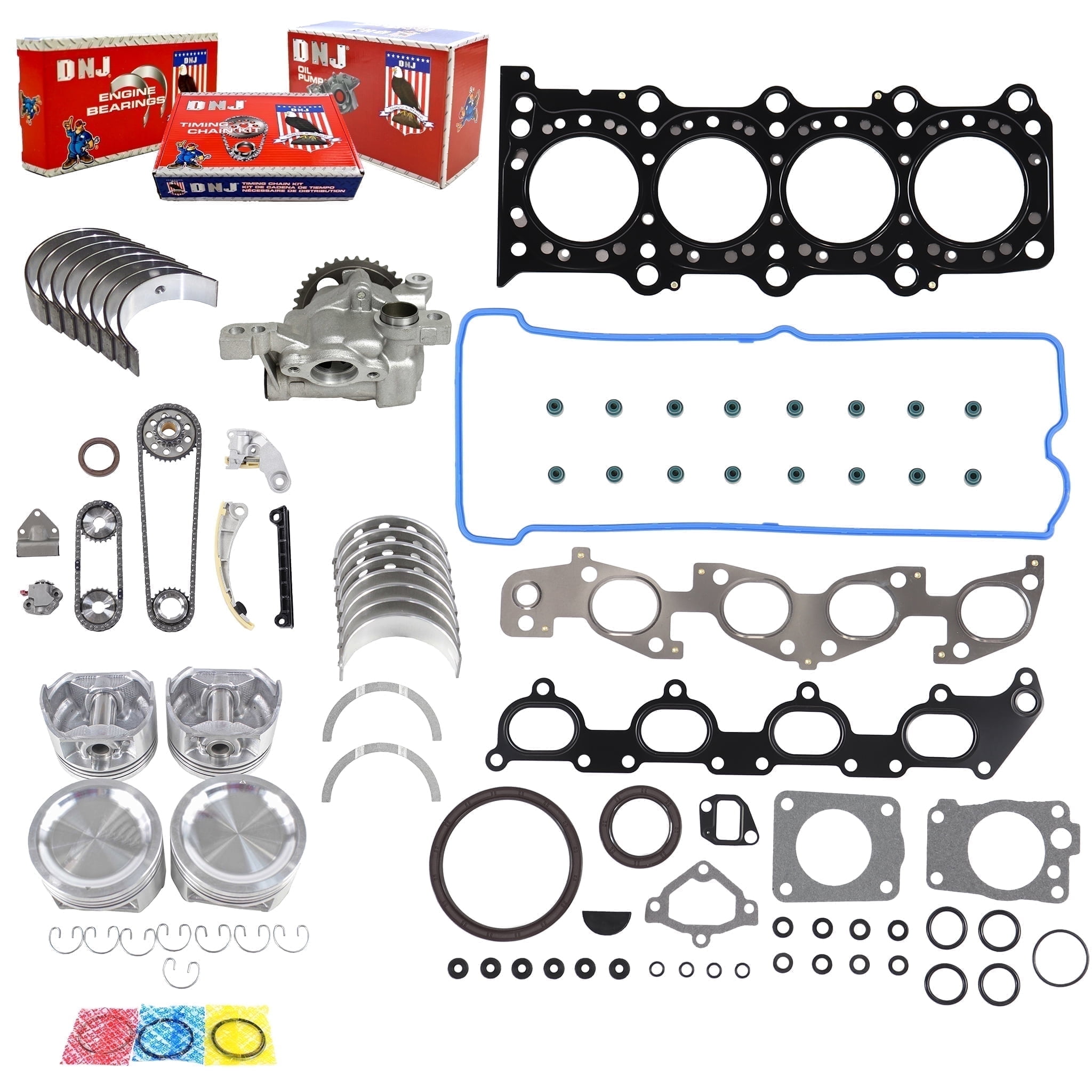 DNJ EK520M Master Engine Rebuild Kit Fits Cars & Trucks 1996-2003 ...