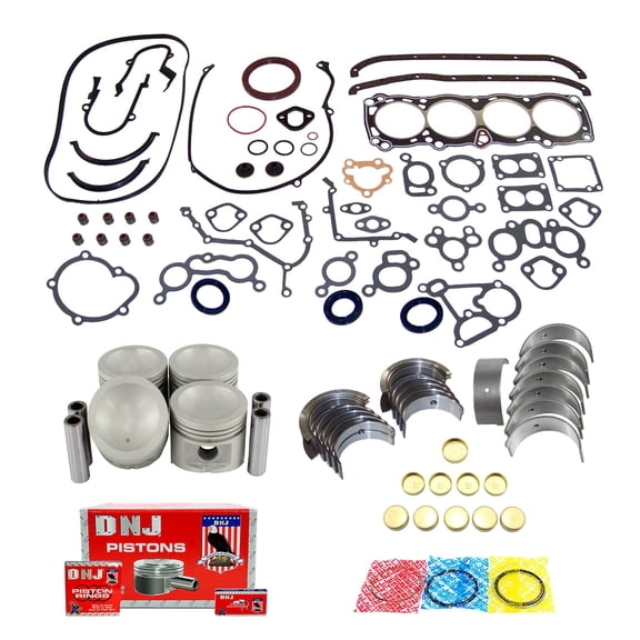 DNJ EK600A Engine Rebuild Kit Fits Cars & Trucks 1983-1986 Nissan Pulsar Pulsar NX Sentra 1.6L SOHC L4 8V 1597cc E16
