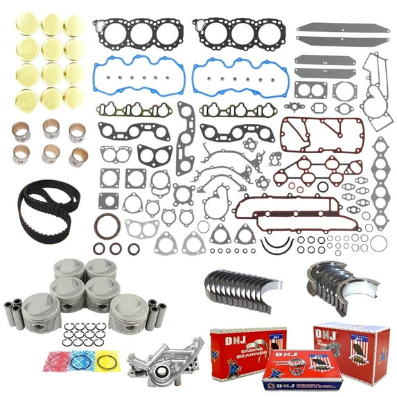 DNJ EK618BM Master Engine Rebuild Kit Fits Cars & Trucks 1993-1994 Nissan Quest 3.0L SOHC V6 12V 181cid VG30E