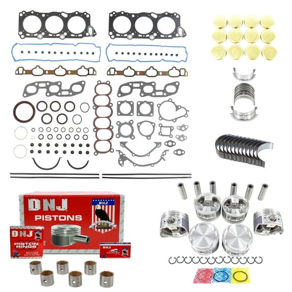 DNJ EK631 Engine Rebuild Kit Fits Cars & Trucks 1990-1996 Nissan 300ZX 3.0L DOHC V6 24V 2960cc VG30DETT