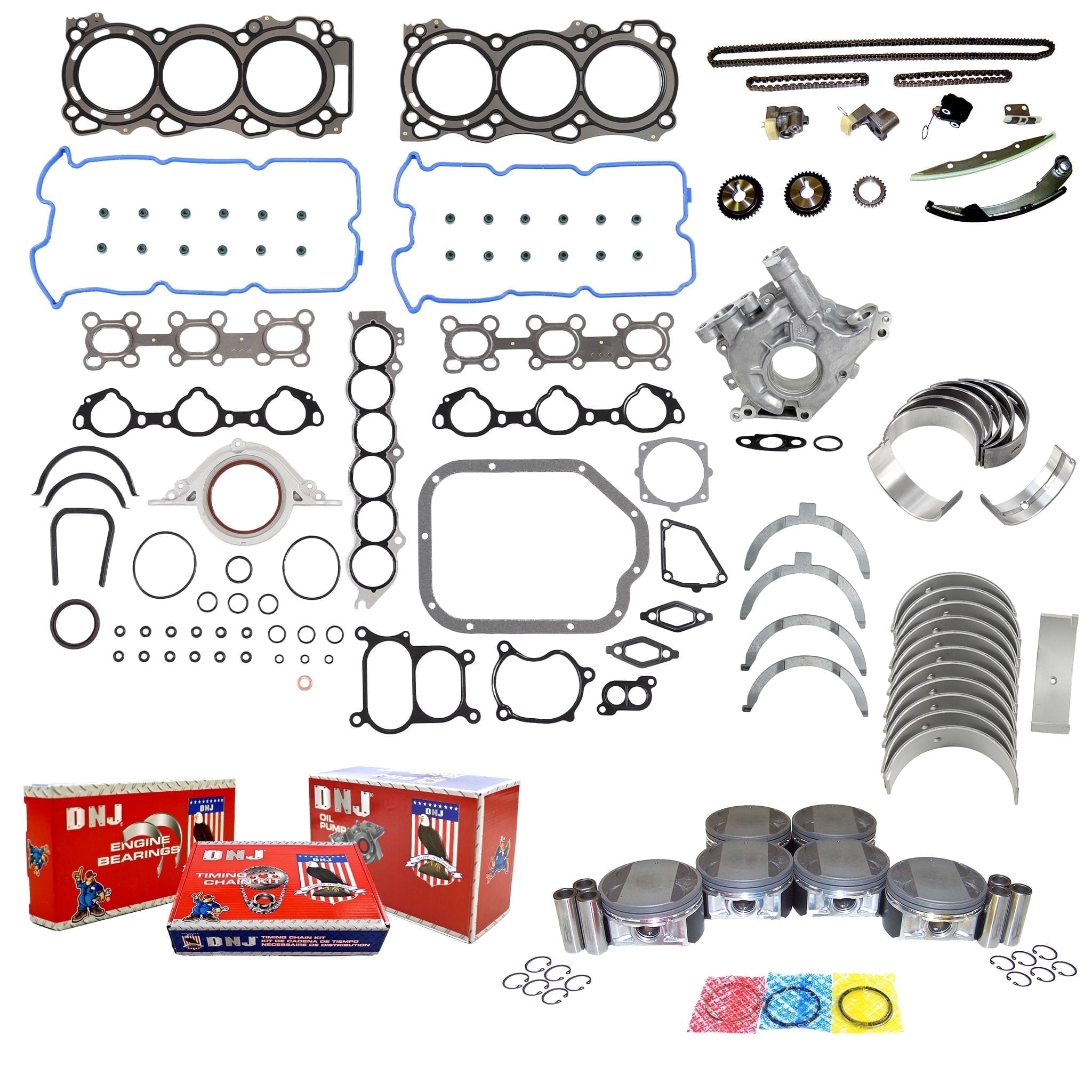 ECCPP Timing Chain Kit For Nissan Altima Maxima Quest 3.5L VQ35DE | 2002-2009 Replacement