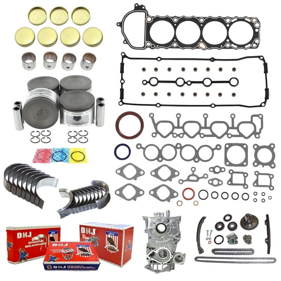 DNJ EK653M Master Engine Rebuild Kit Fits Cars & Trucks 1994-1998 Nissan 240SX 2.4L DOHC L4 16V 2389cc KA24DE