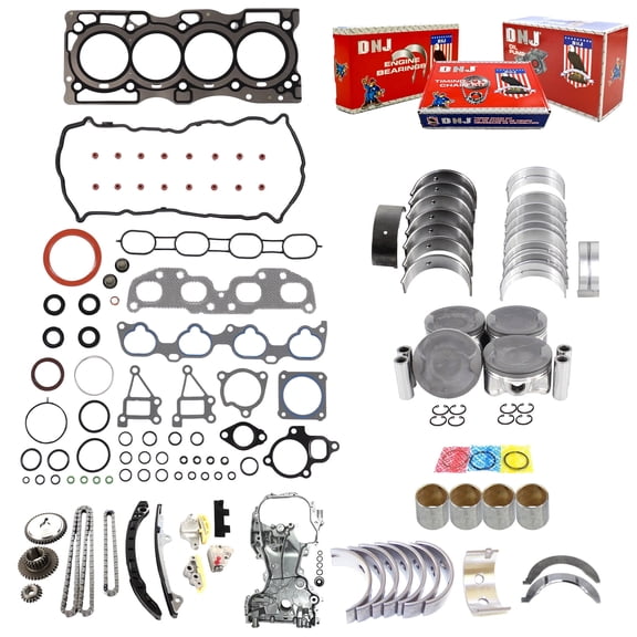 DNJ EK657AM Master Engine Rebuild Kit Fits Cars & Trucks 2007-2012 Nissan 2.5L L4 16V DOHC 2488cc