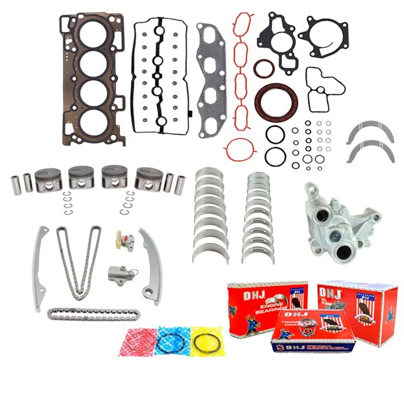DNJ EK678M Master Engine Rebuild Kit Fits Cars & Trucks 2011-2012 Nissan 1.6L L4 16V DOHC 1618cc